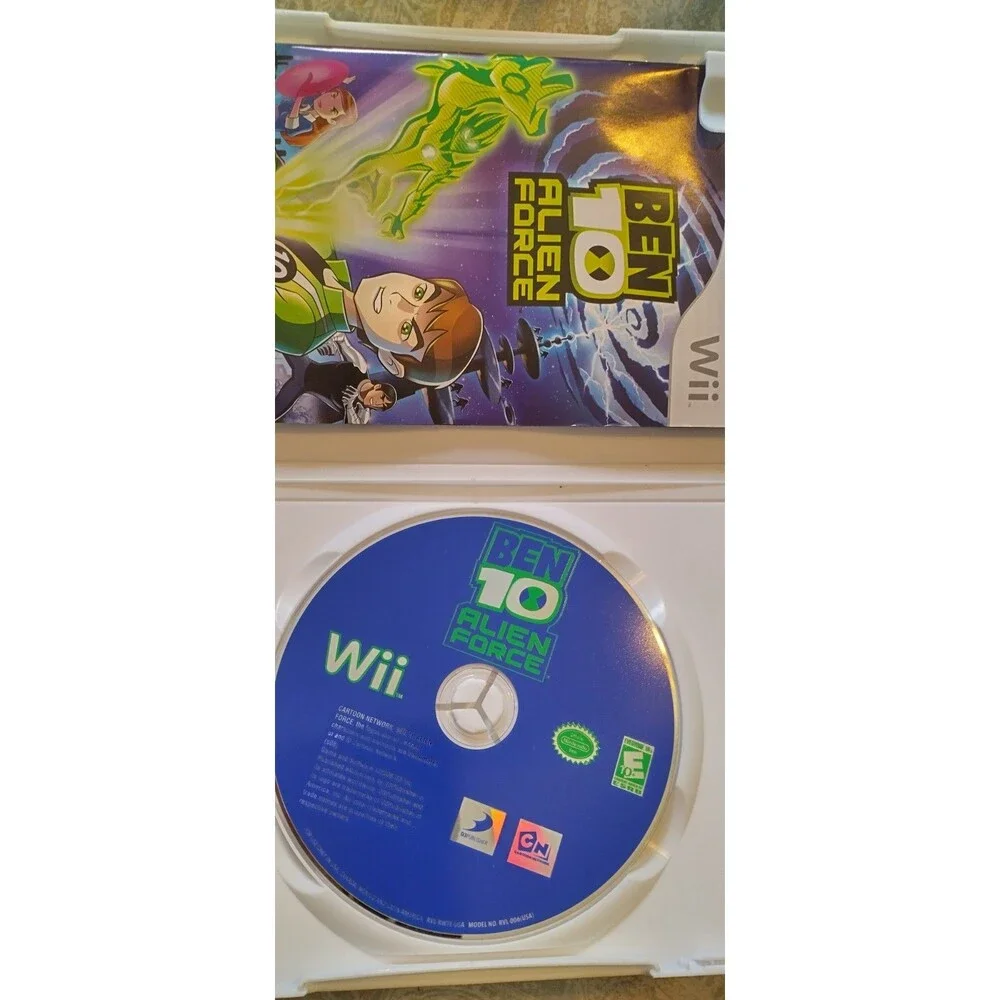 Lot Of 2 Nintendo Wii Games Ben 10 Alien Force And NBA 2k13 RATED E